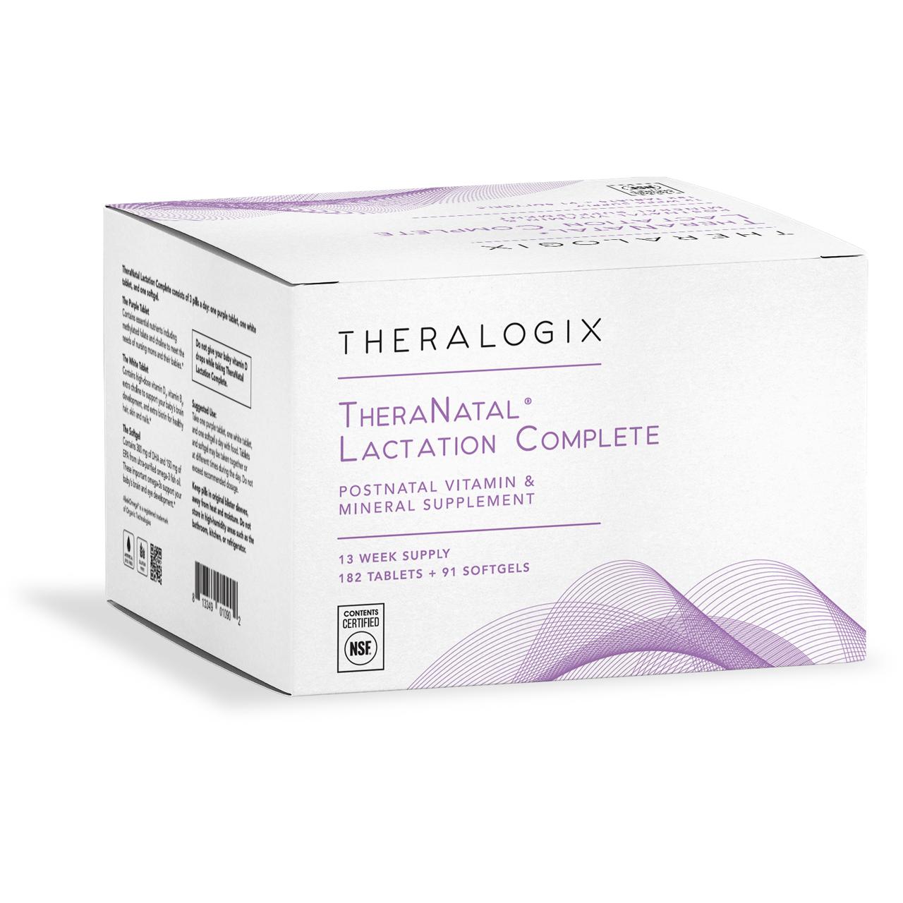 TheraNatal Lactation Complete Postnatal Supplement product package
